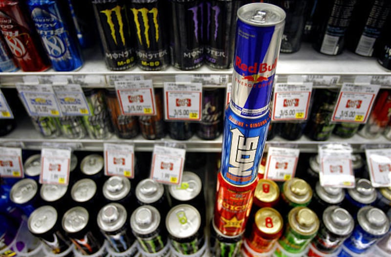 High school students continue to purchase energy drinks that contain high levels of caffeine that may harm some.
