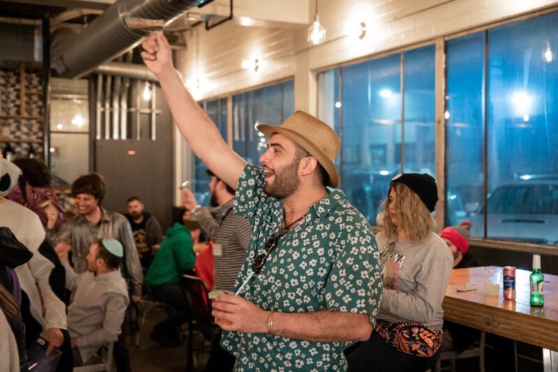 Lotan Abir is pictured at a March 2023 event hosted by Young Jewish Professionals Utah. Abir is reported to be among those killed the recent attacks by militant group Hamas in Israel.