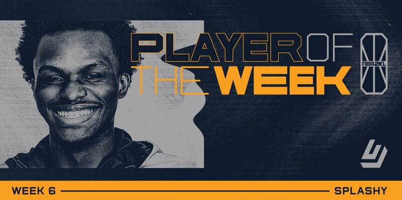 Jazz Gaming star Kimanni “Splashy” Ingram was named the NBA 2K League Player of the Week for the league’s sixth week of play.