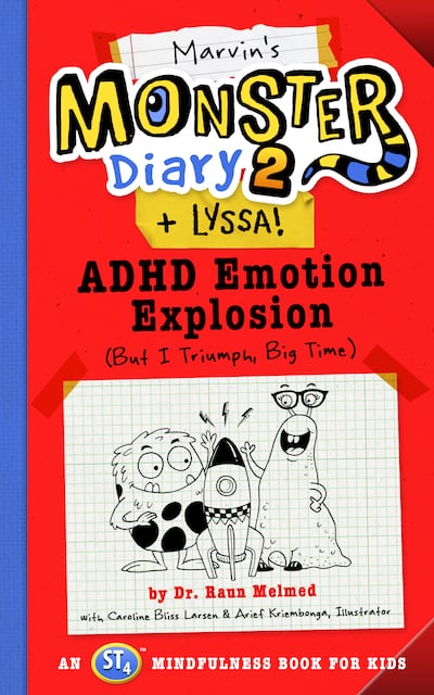 "Marvin's Monster Diary 2" is the fourth book in the "Monster Diary" series, which aims to teach mindfulness techniques to children.