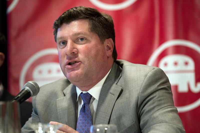 Republican National Committee Political Director Chris Carr discusses the RNC’s role in the election, in Washington on Nov. 14, 2016.