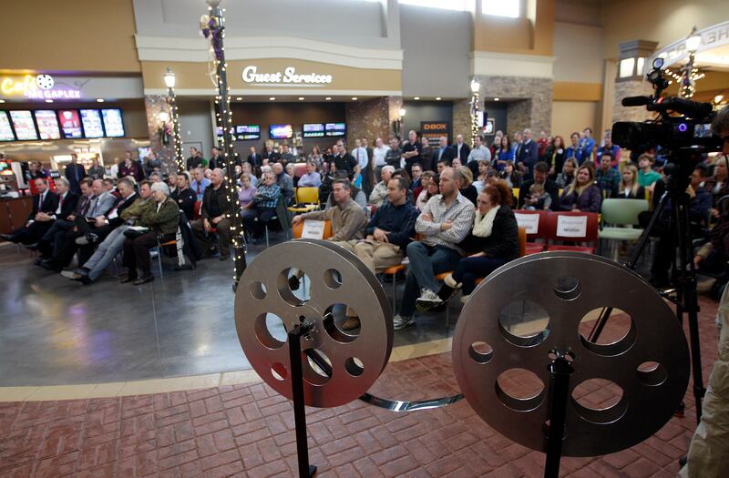 Magaplex Grand opening celebration officially marks the opening of the Miller organization’s sixteenth theatre complex. the new Megaplex is an integral part of an ongoing revitalization of the Valley Fair Mall property Friday, Nov. 30, 2012, in West Valley City.