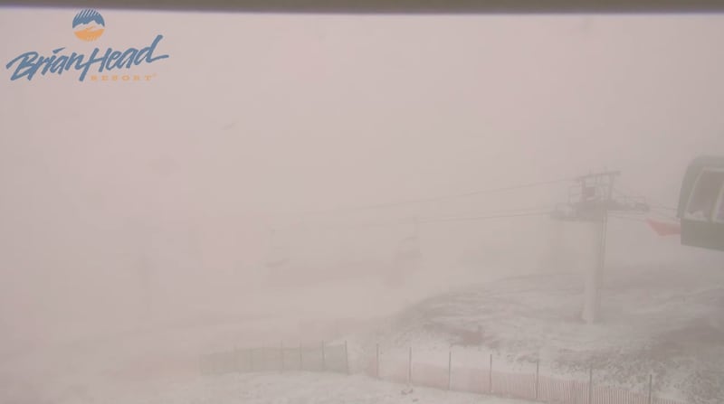 The first signs of snowfall have already hit the Beehive State.