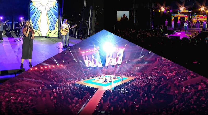 Singers perform the 2025 youth theme song, “Look Unto Christ,” filmed in three locations in the English, Spanish and Portuguese languages.