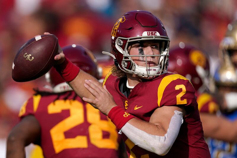 Former Corner Canyon High star Jaxson Dart is expected to get the nod at QB when the Trojans host BYU in Los Angeles.