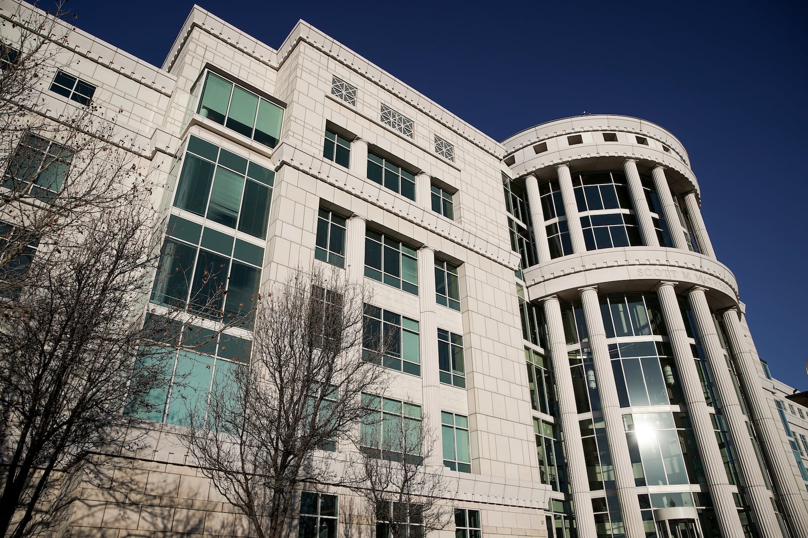 The Scott M. Matheson Courthouse in Salt Lake City is pictured on Wednesday, Feb. 19, 2020.