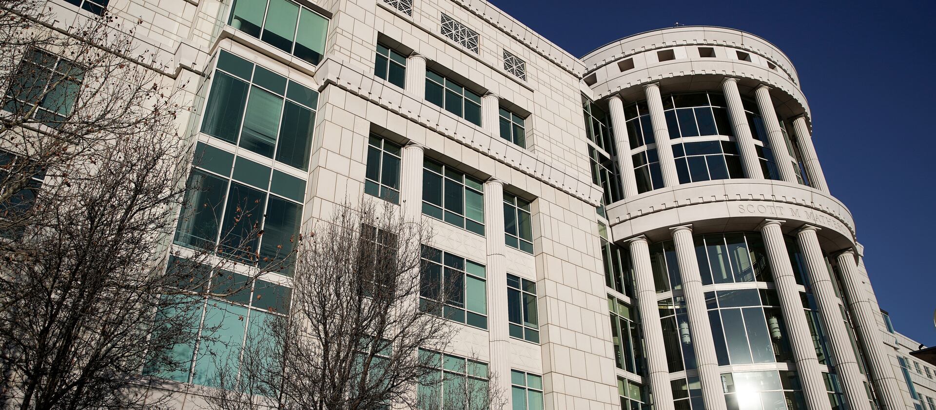 The Scott M. Matheson Courthouse in Salt Lake City is pictured on Wednesday, Feb. 19, 2020.