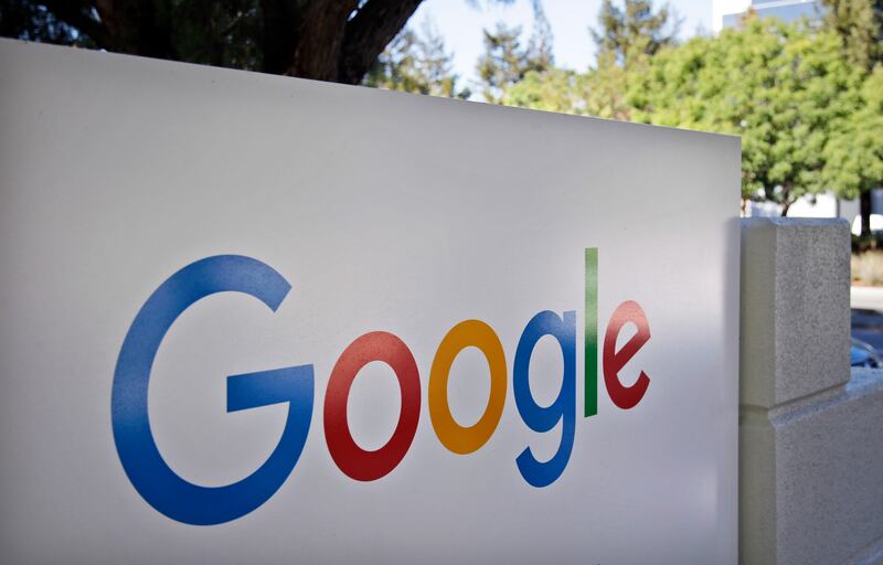 Google sign outside a building