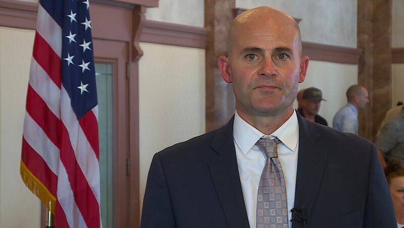 Utah County Sheriff Michael Smith talks about the responsibilities of being the new Utah County sheriff duirng an interview in Provo on Tuesday, Aug. 21, 2018.
