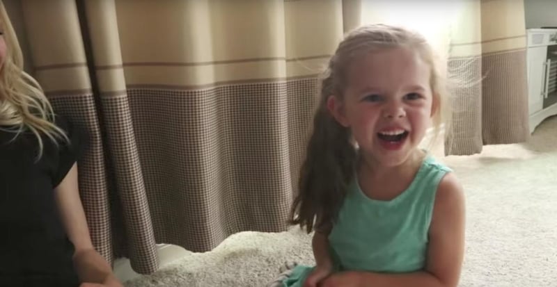 Claire Crosby reacts to the news that her parents are expecting another baby.