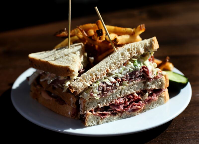 A sloppy joe is served at Feldman's Deli in Salt Lake City on Friday, Feb. 22, 2019.