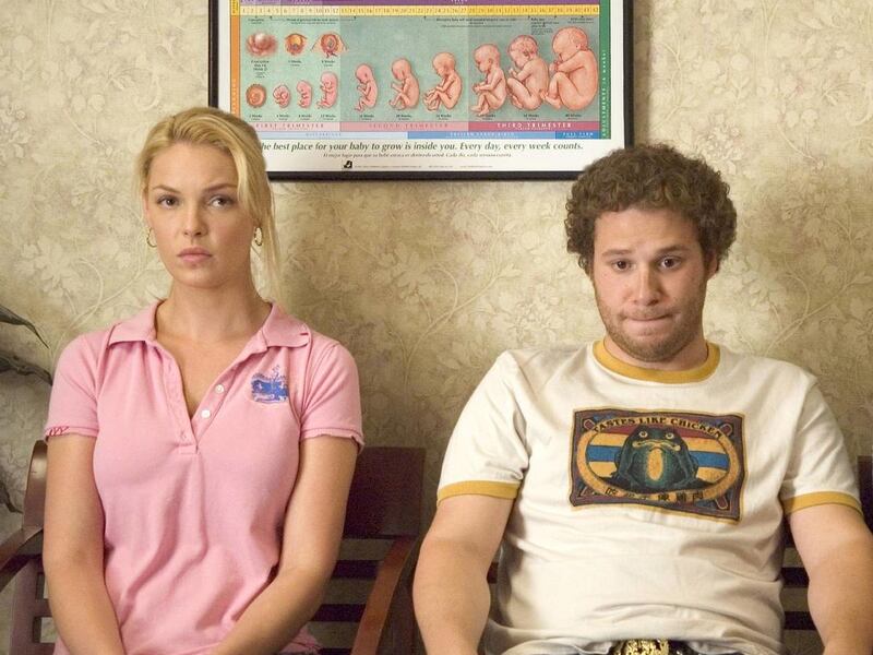Katherine Heigl and Seth Rogen in "Knocked Up."
