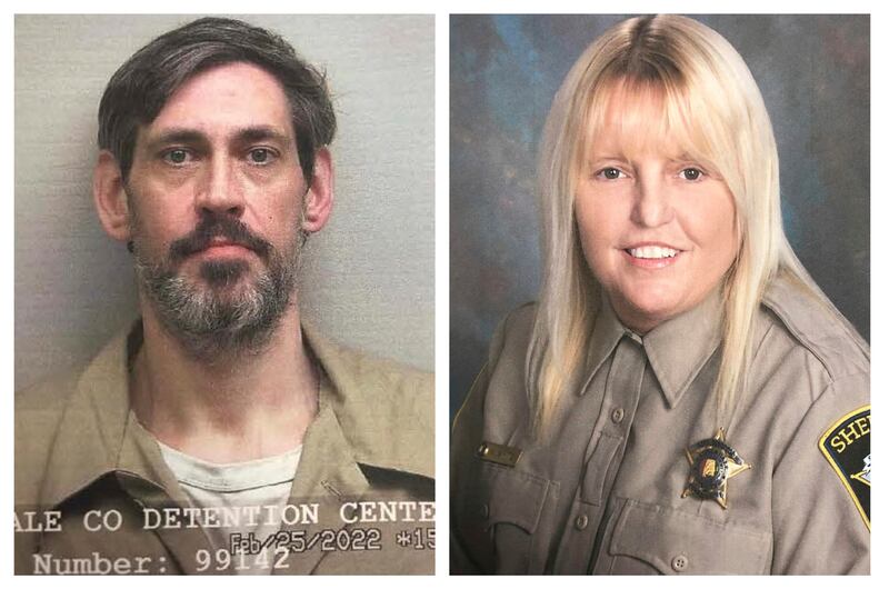 This combination of photos shows Casey Cole White and Assistant Director of Corrections Vicky White.