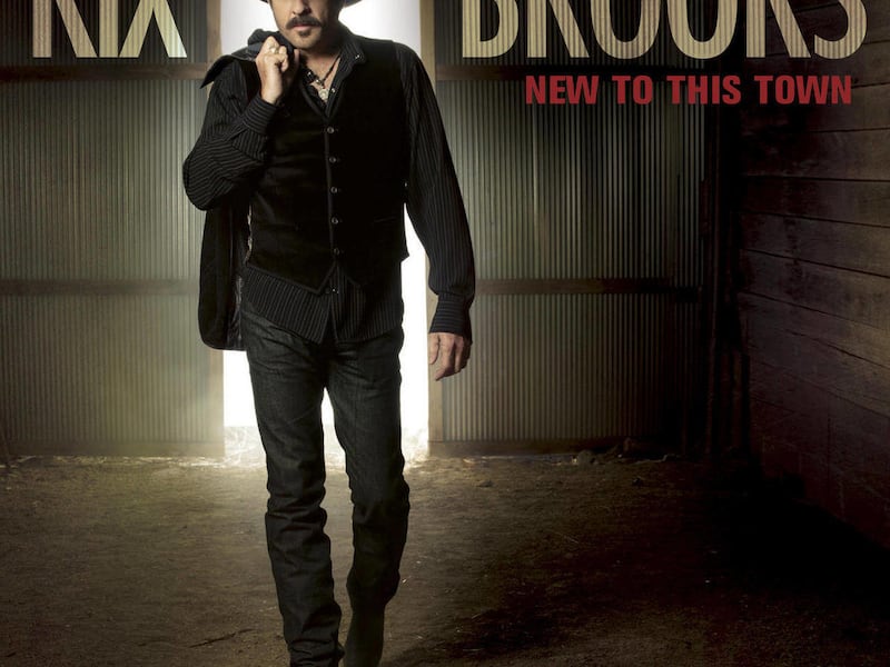 This CD cover image released by Arista shows the latest release by Kix Brooks, "New to this Town."
