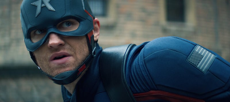 Wyatt Russell as John Walker in “The Falcon and the Winter Soldier.”