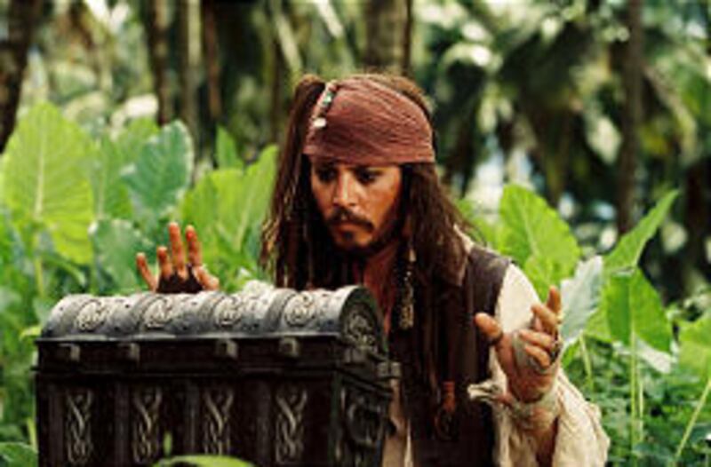Johnny Depp in “Pirates of the Caribbean: Dead Man’s Chest.”
