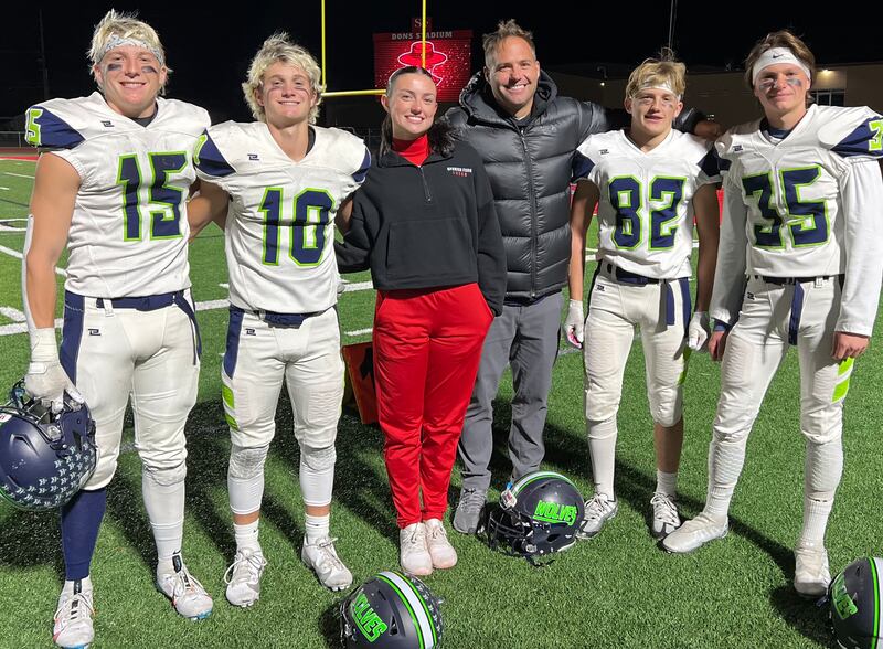 Left to right: Dash McCann, Cache McCann, Lauren McCann, Deven McCann, Zack McCann, Josh Mauerman.