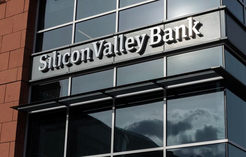 Silicon Valley Bank offices in Cottonwood Heights on Tuesday, March 14, 2023.