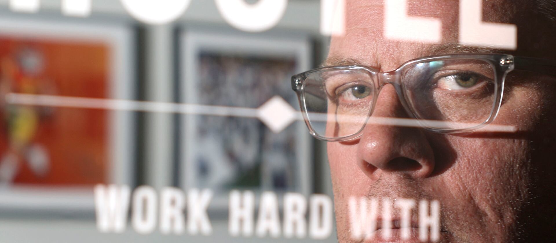 Riley Jensen, mental performance coach and owner of RJ Performance Group, poses for a portrait in his office in Holladay.