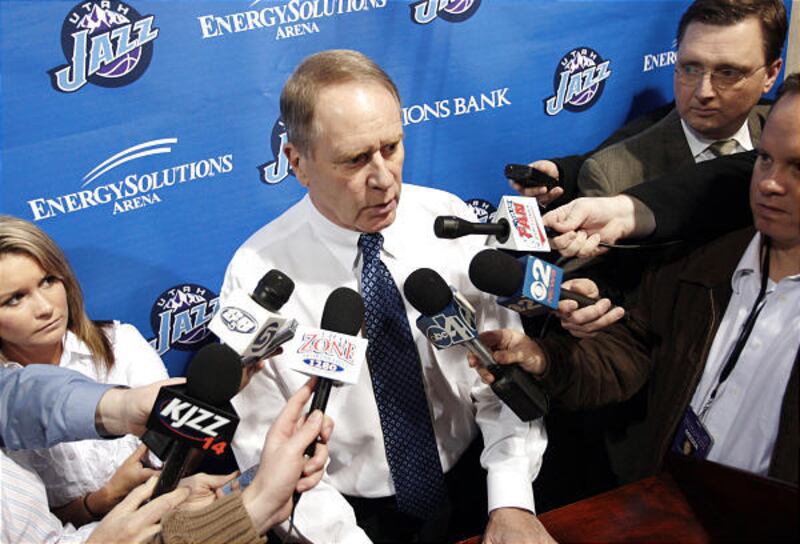 Kevin O'Connor is all the way committed to the Utah Jazz - both as the franchise's general manager and as a well-dressed fan.