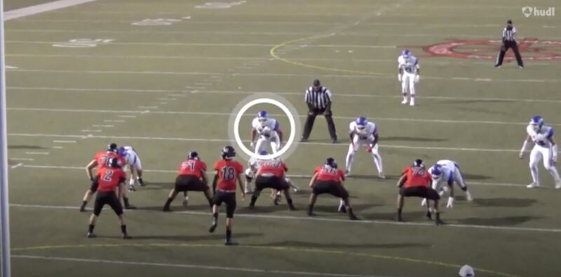 Alex Miskela is a 6-foot-2, 220-pound linebacker from Los Alamitos High in Southern California.