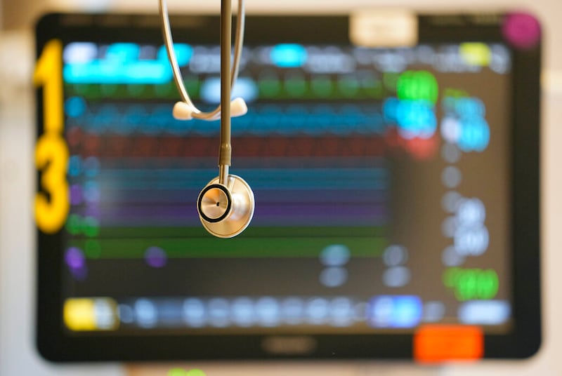 A stethoscopeat in Westerstede, northwest Germany.