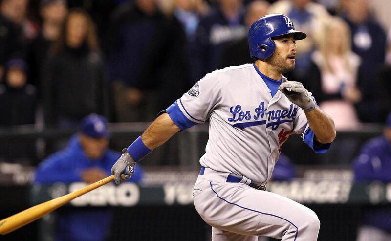 Los Angeles Dodgers' Andre Ethier grounds against the Seattle Mariners in the ninth inning to end a baseball game Friday, June 8, 2012, in Seattle. The Mariners won 1-0 in a six-pitcher combined no-hitter.
