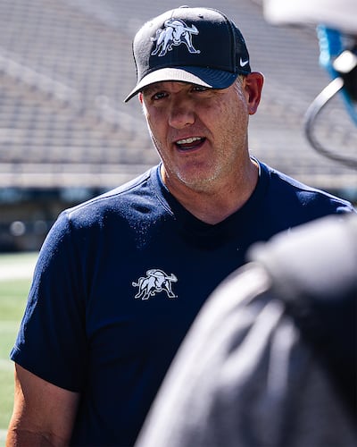 Utah's new offensive coordinator, Kevin McGiven, who served as Utah State OC last season in Logan, brings much offensive coordinator experience to his new post.