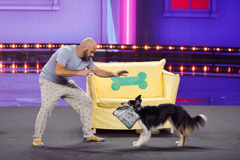 Adrian Stoica and Hurricane compete on “AGT: Fantasy League.”