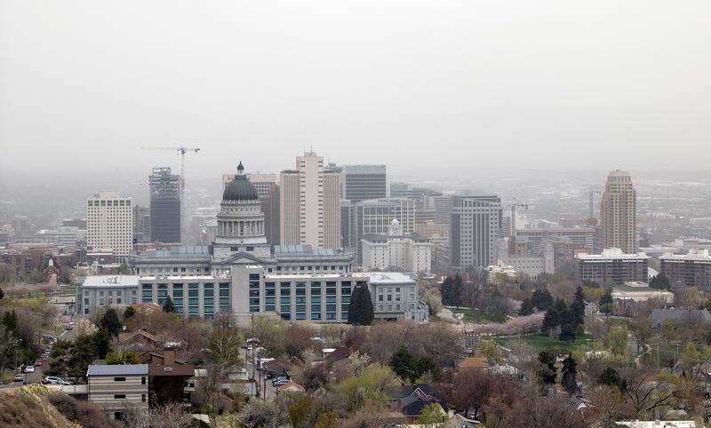 Dust from the exposed lakebed of the Great Salt Lake, which reached historical lows in 2016, is a major threat to air quality along the Wasatch Front.