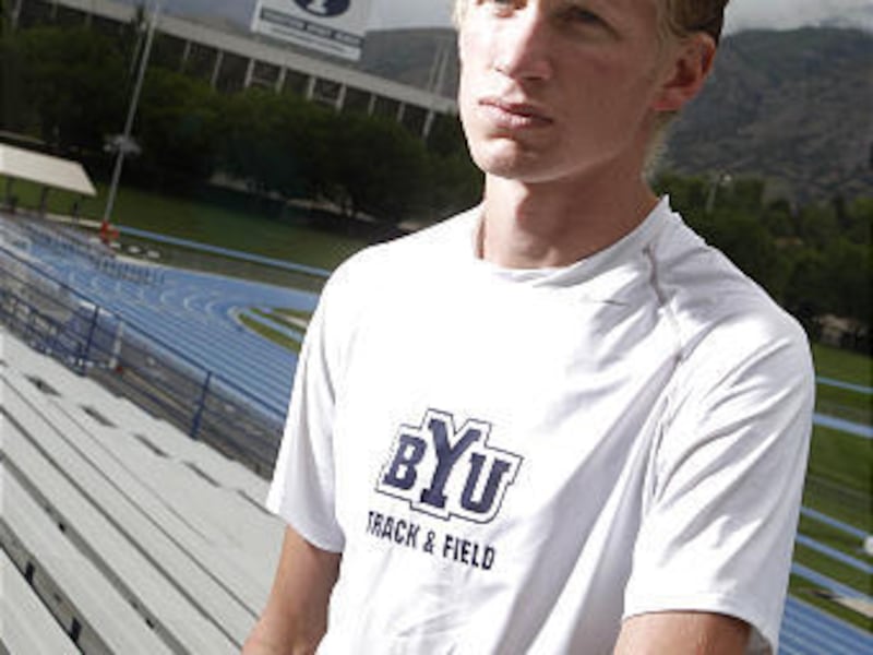 BYU senior Kyle Perry won the NCAA national championship in the 3,000-meter steeplechase on June 13.