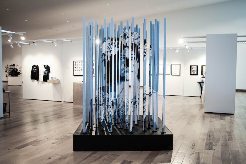 Kasner’s art instillation piece was featured at Utah Pride Center’s 2021 event.