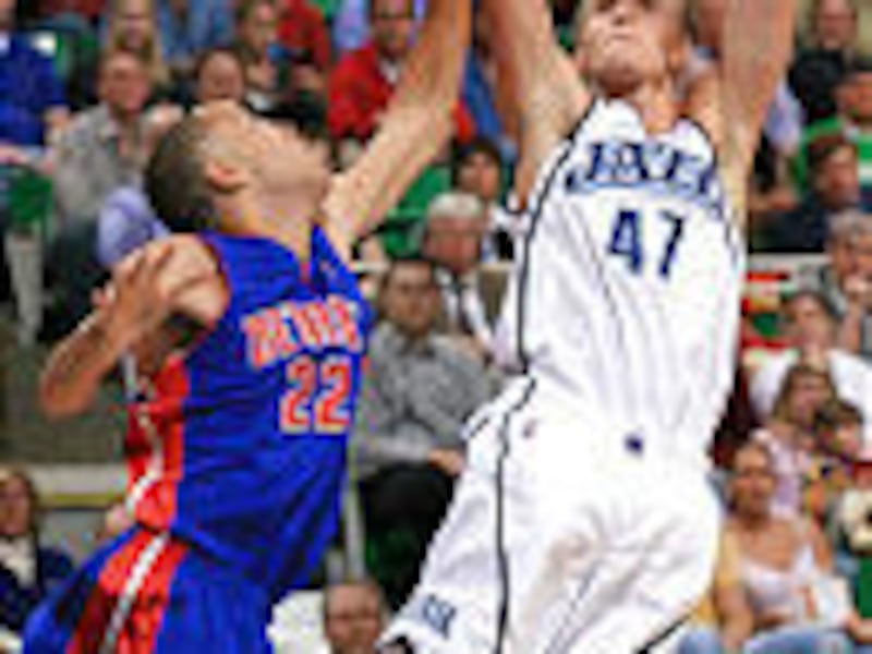 Utah's Andrei Kirilenko, shown in a game against Detroit in November, has called on retiree Jeff Hornacek to help him regain his shooting touch.