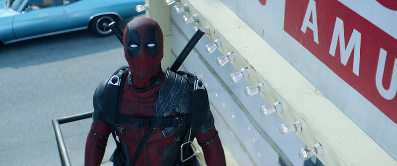 Ryan Reynolds stars as Deadpool in “Deadpool 2.”