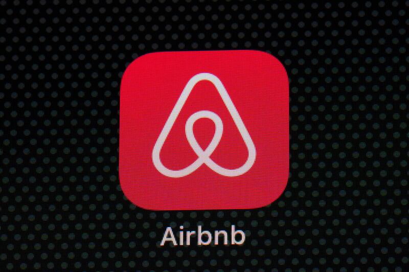 The Airbnb app icon in May 8, 2021.