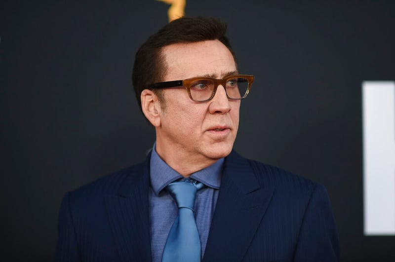 Nicolas Cage arrives at the 5th Annual Hollywood Critics Association Awards at Avalon Hollywood.