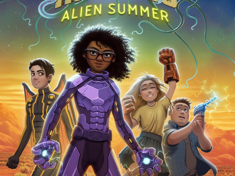 Book cover for “Area 51 Interns: Alien Summer.”