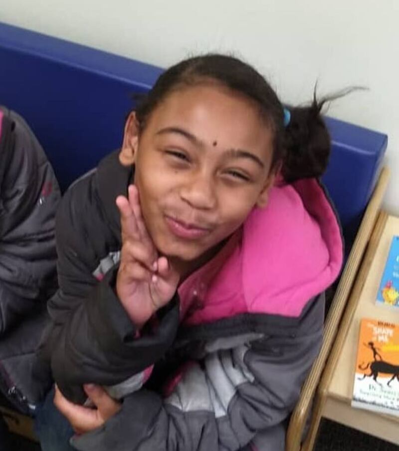 A family photo shows Isabella “Izzy” Tichenor, who at 10 years old died by suicide after her family says she was bullied.