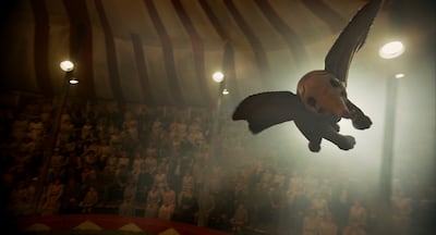 This image released by Disney shows a scene from "Dumbo."