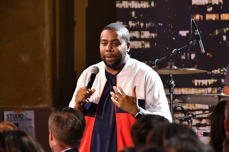 Comedian Kenan Thompson speaks onstage during Studio C Live from NYC featuring Kenan Thompson at Hammerstein Ballroom on Aug. 24, 2018 in New York City.