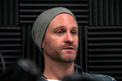 Spencer Checketts in the podcasting studio at the Deseret News offices in Salt Lake City on Tuesday, Dec. 4, 2018. Checketts is restarting his career as a podcaster.