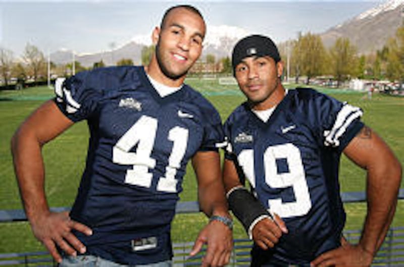 BYU's Bryan Kehl, left, and Zac Erekson share many similarities.