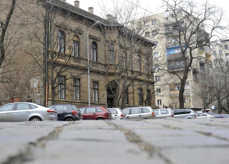 General view of the house of Sandor Kepiro a former WWII Hungarian military officer who has been charged with war crimes photographed in Budapest, Hungary, Monday, Feb. 14, 2011. The Budapest Investigating Prosecutor's Office says the charges against 96