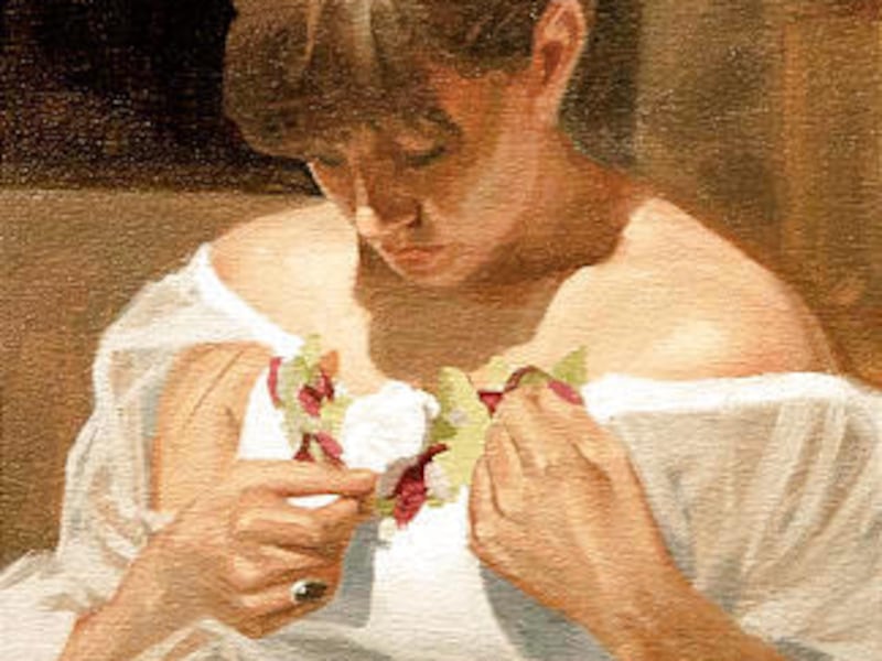 "Everything Counts" by Richard Cooms, on display at the Pickett Fairbanks Gallery.