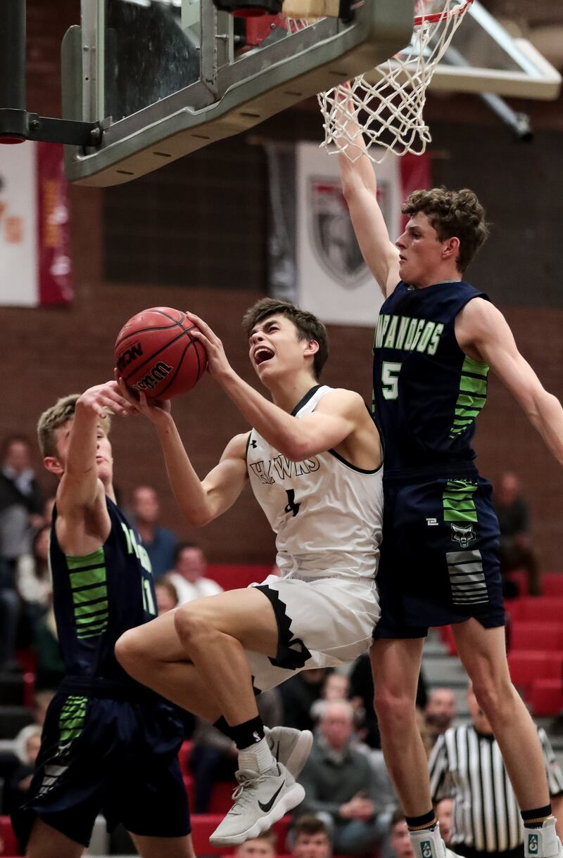 High school boys basketball Alta beats Timpanogos Jaden Brownell