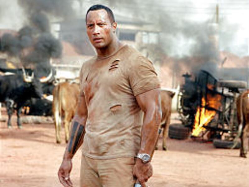 Dwayne "The Rock" Johnson stars as Beck in "The Rundown."