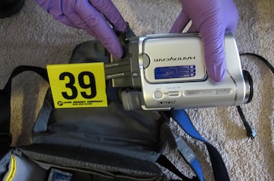 West Valley police seized this Hi8 camcorder belonging to Steven Powell from his home in South Hill, Wash., while serving a search warrant on Aug. 25, 2011. Powell used this camcorder or one like it to record video of his daughter-in-law Susan Powell, oft