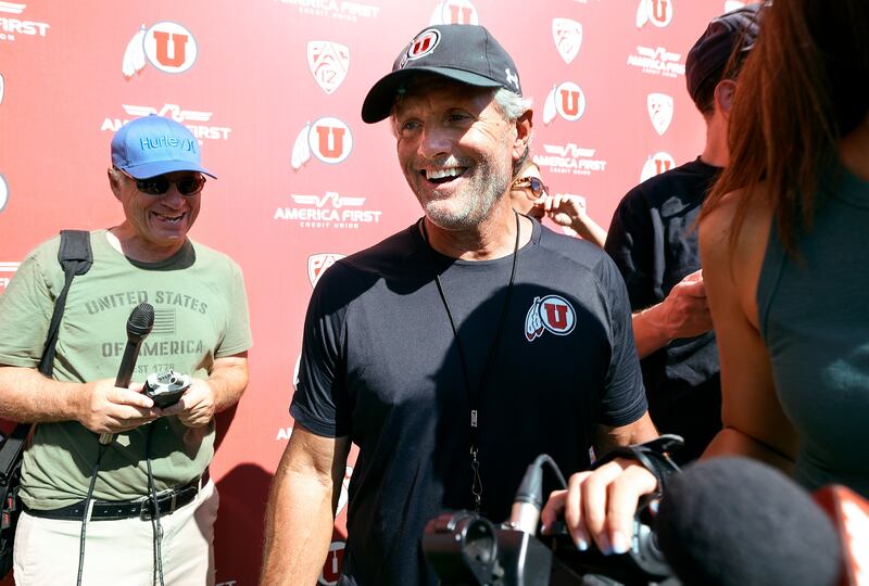Utah Utes head football coach Kyle Whittingham talks
