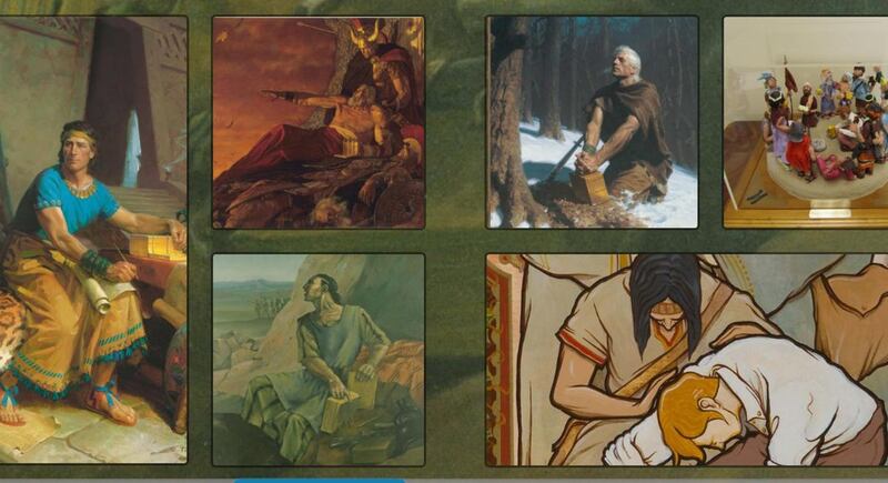 "From Plates to Pages: Writing and Reading the Book of Mormon" is an online art exhibit from the LDS Church History Museum.