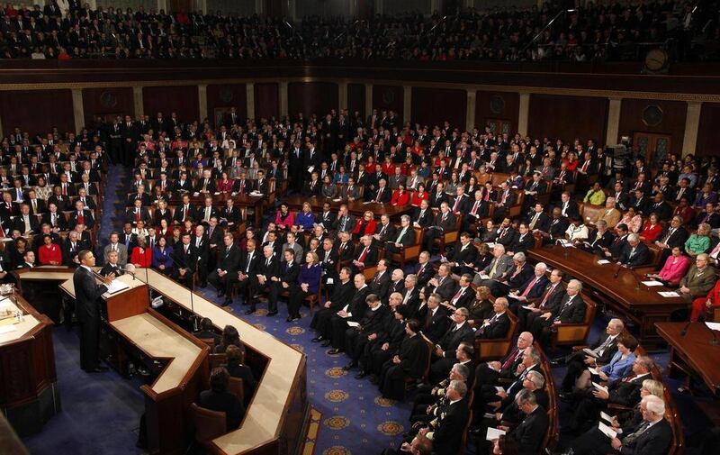 President Barack Obama delivers his State of the Union address in Washington, Tuesday, Jan. 25, 2011.
